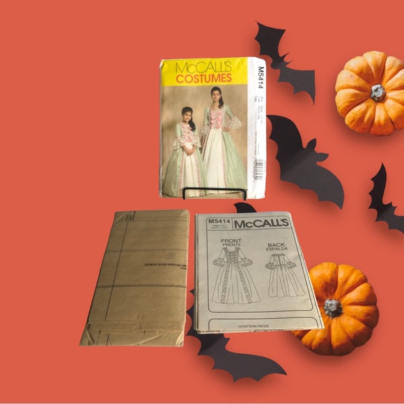 McCalls M5414 Costume Sew Girl 7-14 Pattern Early America Civil War Uncut 2007 - Picture 1 of 7